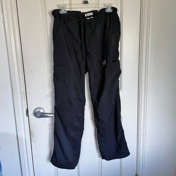 KOI Womens 724-P  Small Petite Koi Tech Lindsey 2.0 Scrub Pants Black - Picture 1 of 9